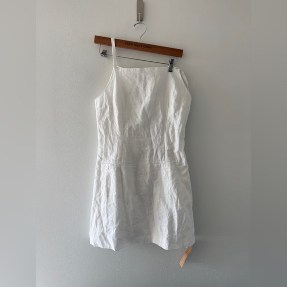 REFORMATION Phillipa White Linen Dress 6 - Picture 4 of 8